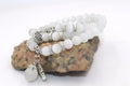 Cat's Eye White Opal Stone Pi Xiu THIRD EYE Wealth Charm Bracelet