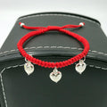 925 Sterling Silver LOVE Heart Friendship Bracelet