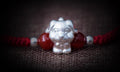 2022-The Year of the TIGER  ! Pure 999 Silver Chinese Zodiac Animal Red Rope bracelets