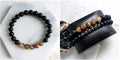 2 Pc/Set of Elegant Men's Natural Stone Energy Bracelets