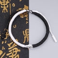 Yin/Yang Buddhist Auspicious Endless Knot Symbol - 'TRUE BALANCE' Bracelet