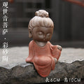 Quality Handmade Monk Tea Pet Figurine-Glazed & Matte