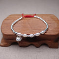 Freshwater Baroque Pearls & Silver INTEGRITY  Red Rope Bracelet