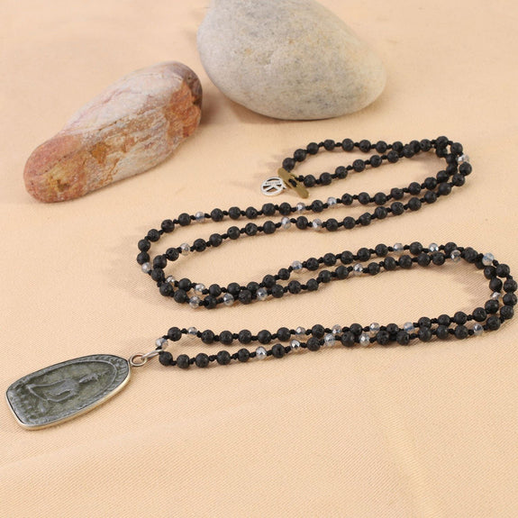 Grounding on sale stone necklace