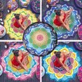 Lotus Design Mandala Tapestry-7 Glorious Color Blends