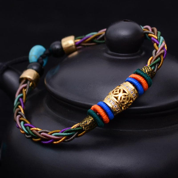 Ethnic Eight strand WEALTH Lucky Bracelet