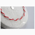 Sterling Silver Lucky Twisted Red Rope Bracelet