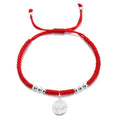 925 Sterling Silver Lucky Red Rope PROSPERITY Bracelet