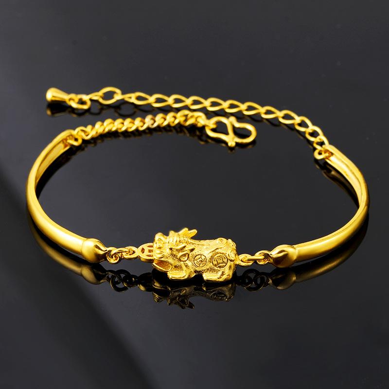 24k gold deals pixiu bracelet