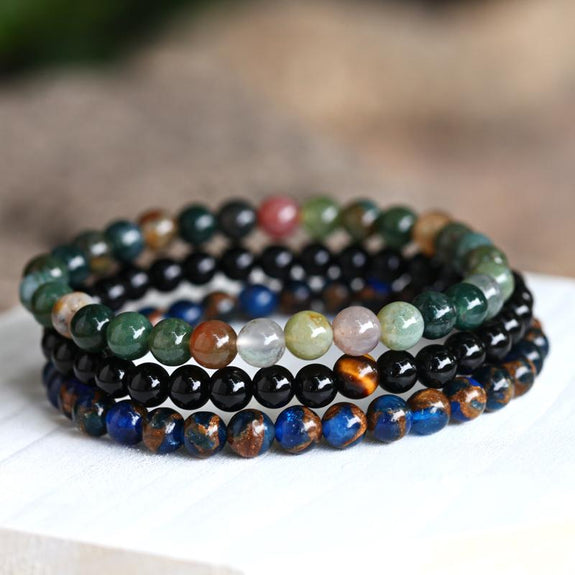 THE MEN THING Stone Beads Bracelet Price in India - Buy THE MEN THING Stone  Beads Bracelet Online at Best Prices in India | Flipkart.com