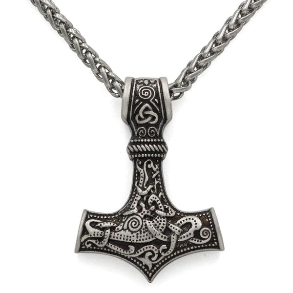Viking Mjolnir  PROTECTION Amulet Necklace