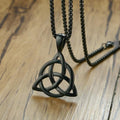 Men's Stainless Steel Viking TRIQUETRA KNOT Necklace