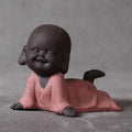 Chilled Out Monk Tea Pet Figurine