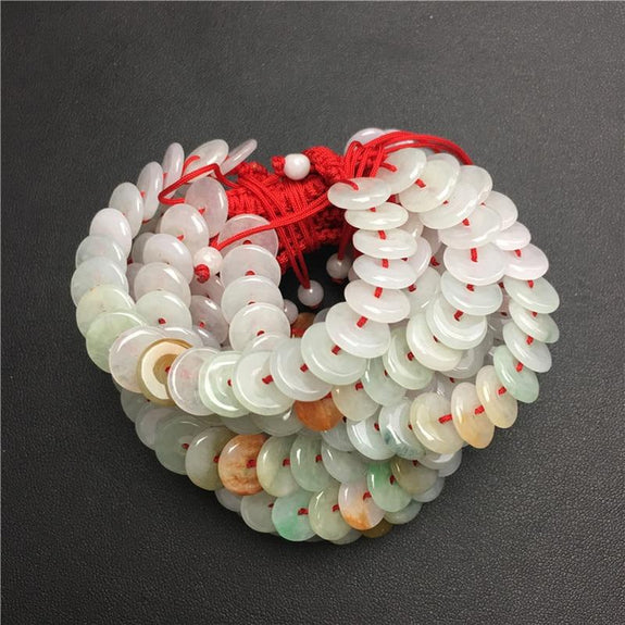 Red String of Fate Bracelet, Jadeite Bead Bracelet, Lucky Red Cord Bra –  Jennifer Jade Shop