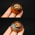 Handmade Ammonite & Natural Stone Half Sphere 'CONTEMPLATION' ORGONITE