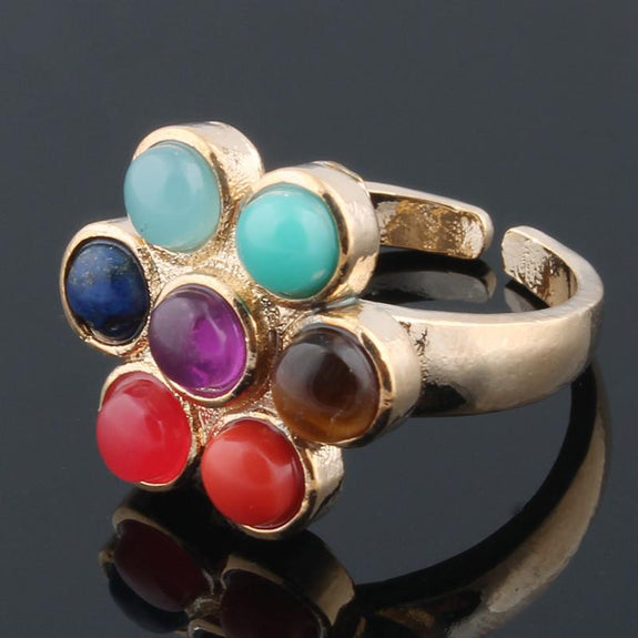 Buy Chopra Gems & Jewellery Gold Plated Brass Evil Protection Stone Ring (Women  and Men) - Free Size (Dring47) Online at Best Prices in India - JioMart.