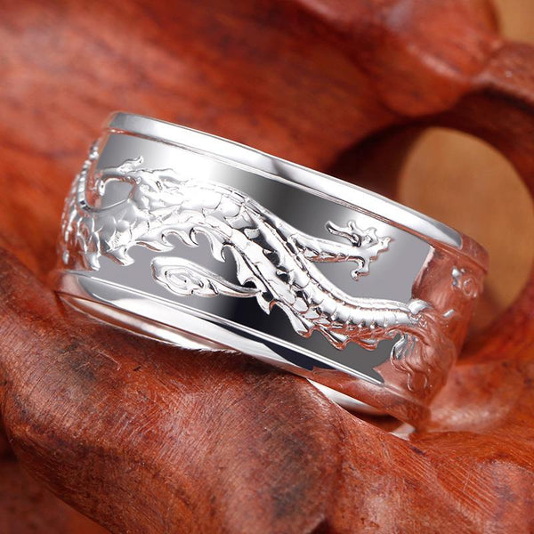 THAI SILVER Dragon 'NOBILITY' Ring