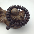 Hand Carved Peachwood -Tibetan 6 Syllable MANTRA Bracelet