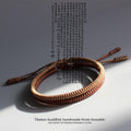 Tibetan Buddhist Lucky Hand Tied THE HEART OF PRAJNA PARAMITA SUTRA 2 pc Bracelet Set
