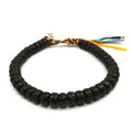 Tibetan Buddhist Coconut Shell beads carved OM Mani Padme Hum Bracelet