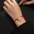 24k Sterling Silver 2021 Ox for Love or Ox for Luck  Red Rope Bracelet