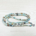 Beautiful Matte Amazonite 108 Bead HEALING Mala Bracelet/Necklace