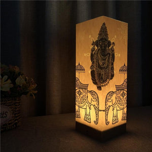 Warm Glow Attractive GANESHA STATUE SHADOW LIGHT Lamp