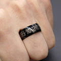 Stainless Steel Arabic Calligraphy 'TESTIMONY' Ring