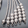 Stainless Steel Edc LARGE BALL Multi Purpose Bracelet /Necklace -4 Ball Options