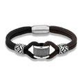 Men's Stainless Steel Double Jointed Rope Bracelet