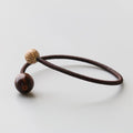 Natural Bodhi Seed Handmade Braided Rope Tibetan Buddhist PEACE Bracelet