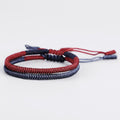 2 /pc Set Tibetan  Handmade Lucky Knot 'DETERMINATION' Bracelets