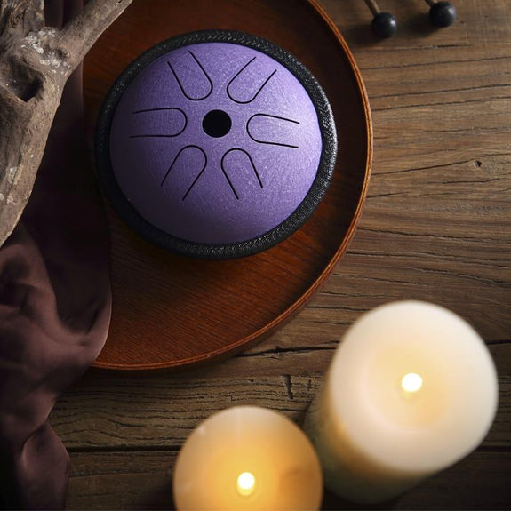 New Steel Tongue Drum for Mind Healing Yoga, 4 Colors Options