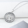925 Sterling Silver Celtic Design Tree of Life Pendant Necklace