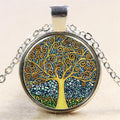 Colorful Tree Of Life Pendant Necklace