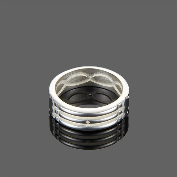 Titanium ATLANTIS RING - PROTECT,BALANCE & HARMONIZE your ENERGY FIELD-UP TO SIZE 14!