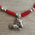 Year of the Rabbit! S925 Silver Animal Zodiac Red Rope Bracelet