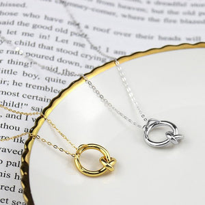 THAI SILVER Knot 'FOREVER' Necklace
