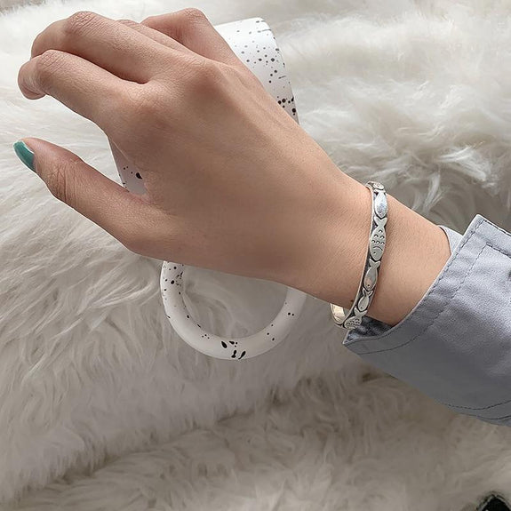 Silver Bracelets For Women - Temu