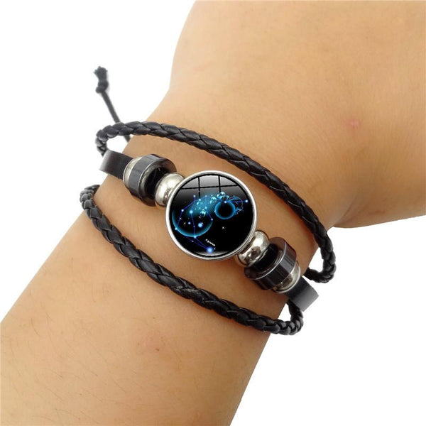 Colorful Zodiac Astrology Sign Bracelet