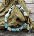 Natural Raw Larimar -The ULTRA TRANQUILITY  Stone Bracelet