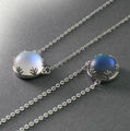 925 Sterling Silver 'AURORA LIGHTS' Crystal Necklace