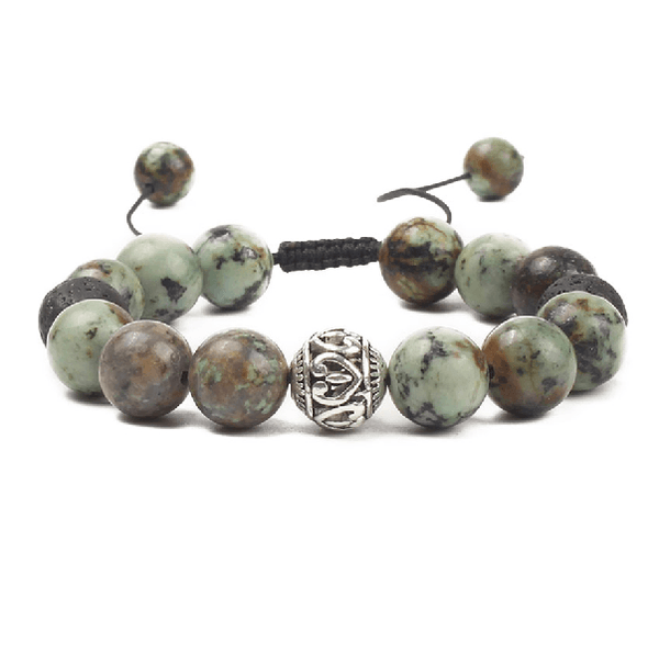 Natural African Turquoise,Malachite POWER Stone bracelet