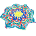 Hot! Hippie Lotus Tassel  Mandala Tapestry