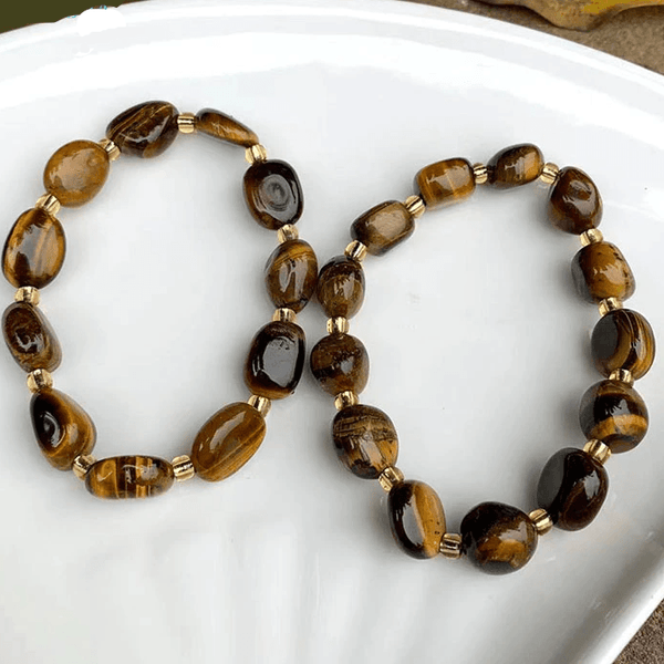 Simplistic Natural Tiger's Eye Bracelet