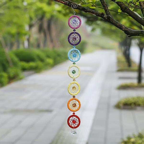 7 Chakra Bright & Colorful Dream Catcher