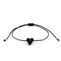 Hand Woven Couples 'DEVOTION' Heart Rope Bracelet
