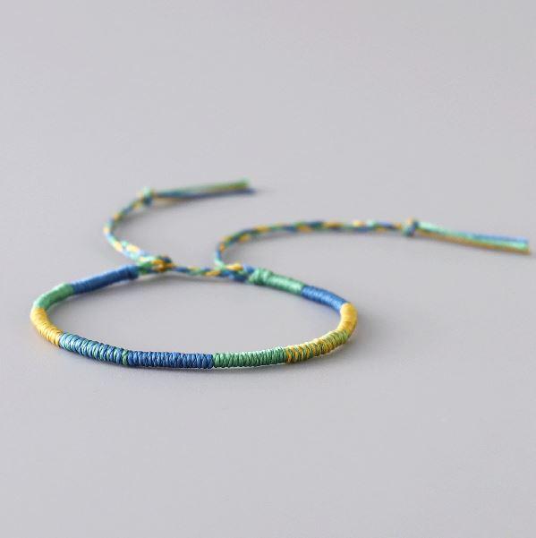 Tibetan Waterproof  Woven Wax Thread FAITHFULNESS  Bracelet-BUY 2 ,GET 1 FREE!