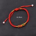 Hand woven Red Rope & Pineapple Knot Good Luck Bracelet
