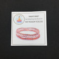 HOT PASSION TICKLERS-Red Jasper, Carnelian & Rhodonite- 3/pc  "MIGHTY MINIS " Healing Energy Stone Bracelets